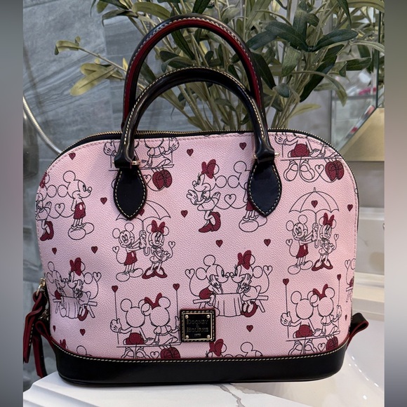 Dooney and Burke Disney Micky and Minnie Satchel, like new ! - Picture 1 of 10